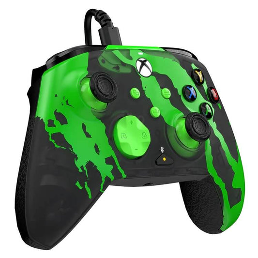 PDP Rematch Glow Advanced Wired Controller for Xbox Series X|S & PC – Jolt Green image 2