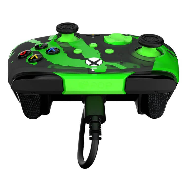 PDP Rematch Glow Advanced Wired Controller for Xbox Series X|S & PC – Jolt Green image 4