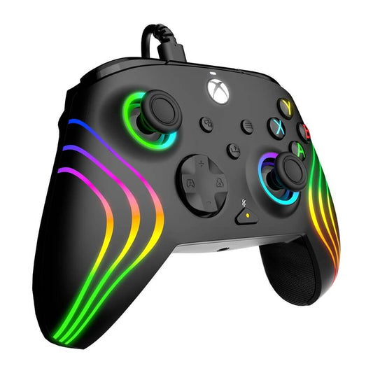 PDP Afterglow Wave Wired Controller for Xbox Series X|S & PC – Black image 2