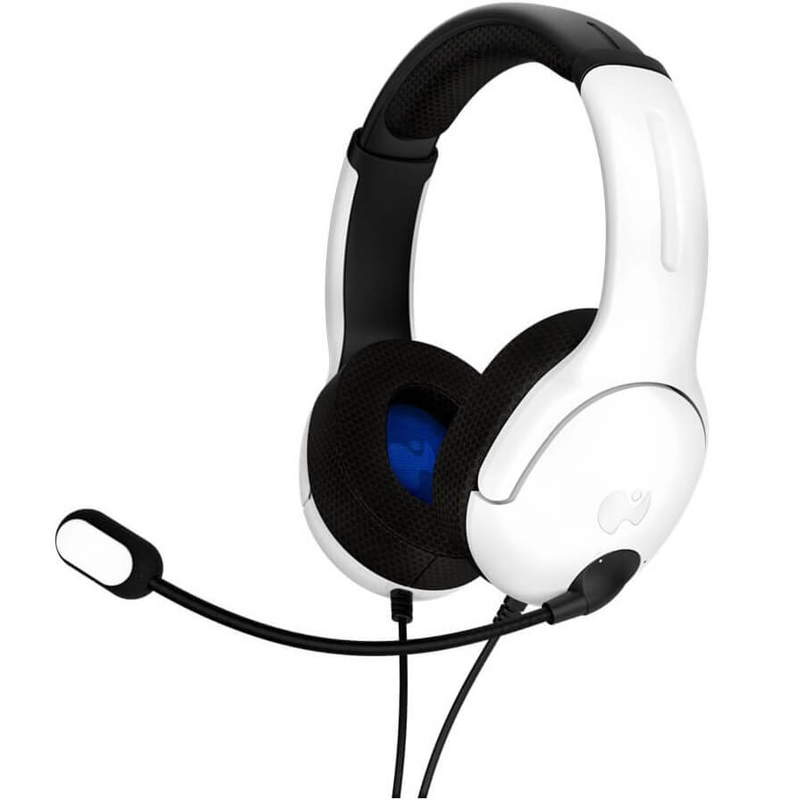 PDP LVL40 Wired Headset for PlayStation 5 & PC – White image 1