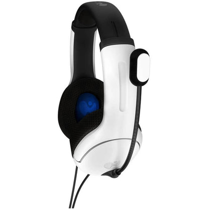 PDP LVL40 Wired Headset for PlayStation 5 & PC – White — rear view