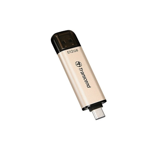 Transcend JetFlash 930C 256GB Dual USB Flash Drive (TS256GJF930C) — side view