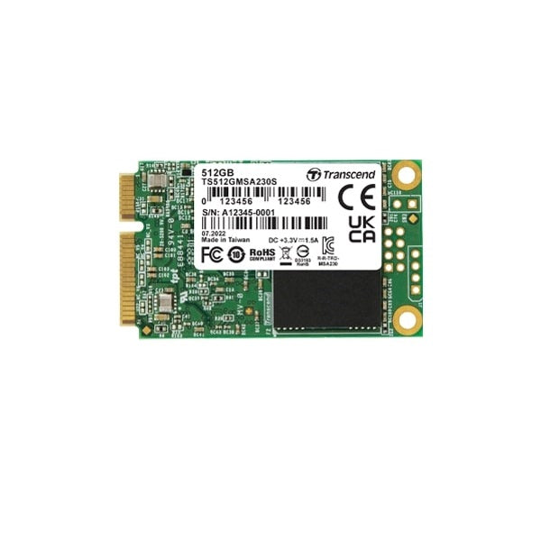 Transcend MSA230 256GB mSATA Solid State Drive (TS256GMSA230S)