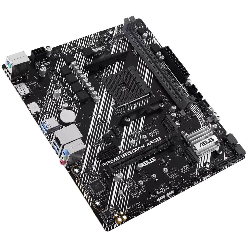 ASUS PRIME B550M-K ARGB AM4 Micro ATX Motherboard (90MB1GC0-M0EAY0) image 4