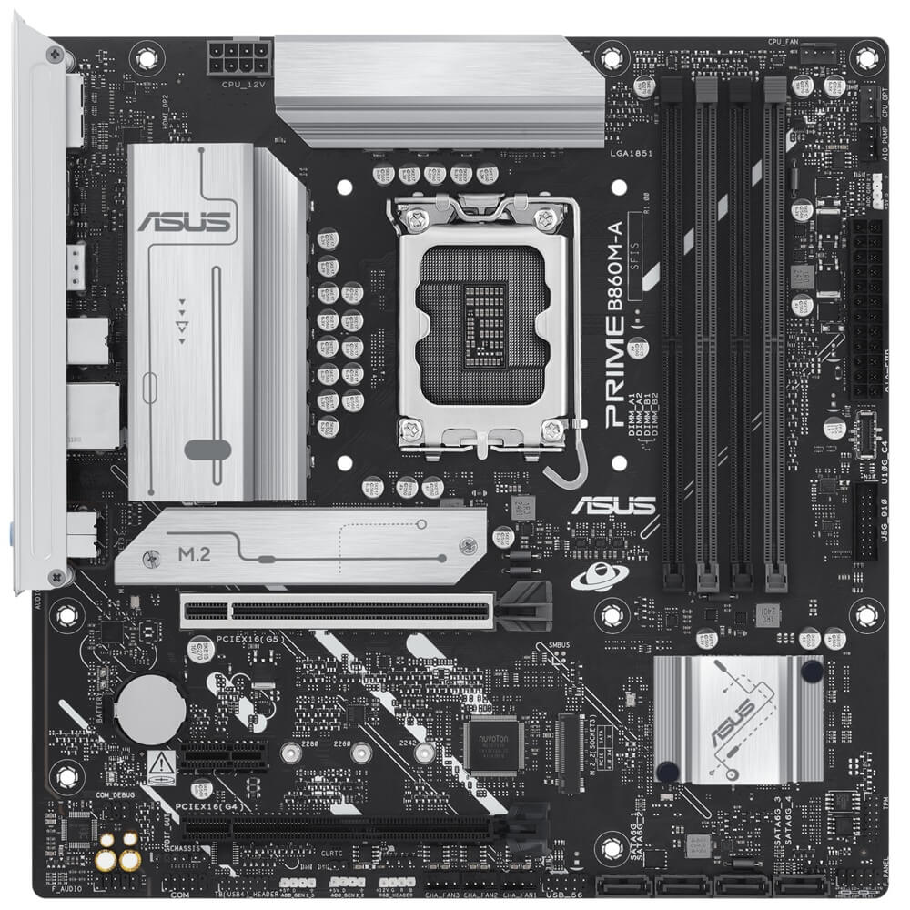 ASUS PRIME B860M-A-CSM LGA1851 mATX Motherboard image 2