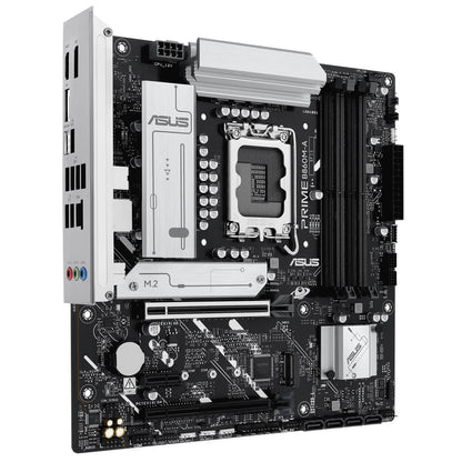 ASUS PRIME B860M-A-CSM LGA1851 mATX Motherboard — side view
