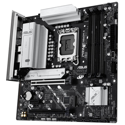 ASUS PRIME B860M-A-CSM LGA1851 mATX Motherboard — rear view