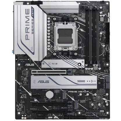 ASUS PRIME X670-P AM5 ATX Motherboard (90MB1BU0-M0EAY0) — front view