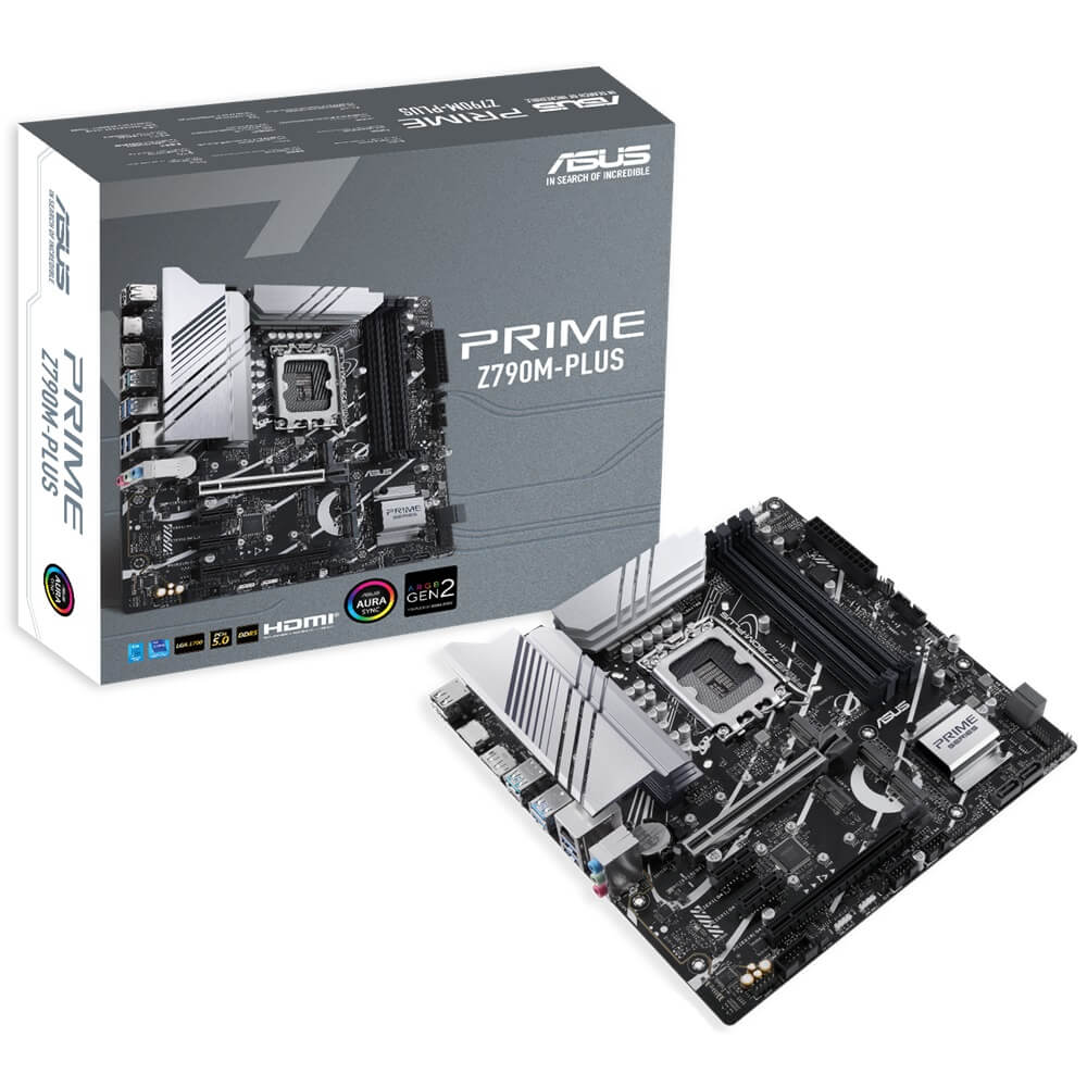 ASUS PRIME Z790M-PLUS LGA1700 mATX Motherboard (90MB1E70-M0EAY0) image 1