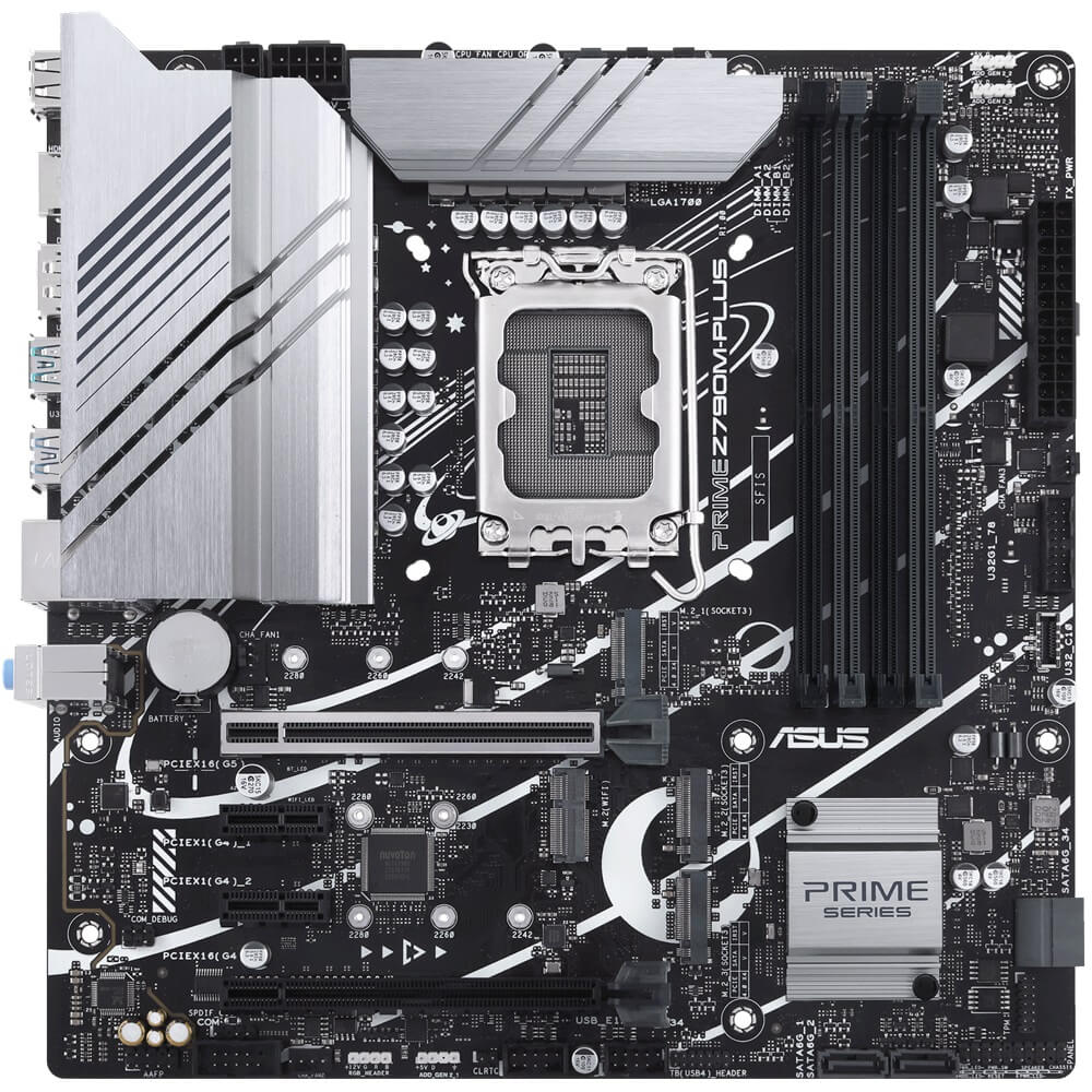 ASUS PRIME Z790M-PLUS LGA1700 mATX Motherboard (90MB1E70-M0EAY0) image 2