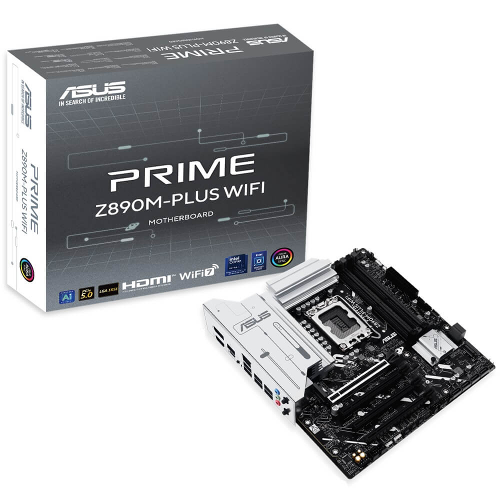 ASUS PRIME Z890M-PLUS WIFI LGA1851 mATX Motherboard (90MB1J80-M0EAY0) image 1