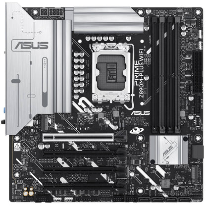 ASUS PRIME Z890M-PLUS WIFI LGA1851 mATX Motherboard (90MB1J80-M0EAY0) — front view