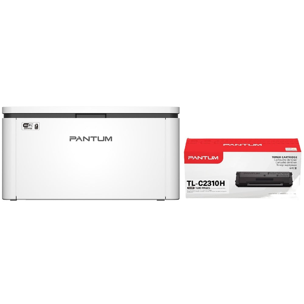 Pantum BP2300W Mono Laser Printer + Original Pantum TL-2310H Black Toner Cartridge image 1