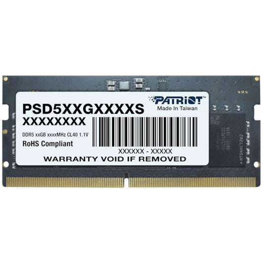 Patriot Signature Line 8GB DDR5 5600MHz Notebook Memory Module (PSD58G560041S) image 1