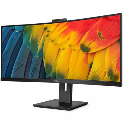 Philips 34B1U5600CH 34″ WQHD Curved UltraWide USB-C Monitor (34B1U5600CH) — side view