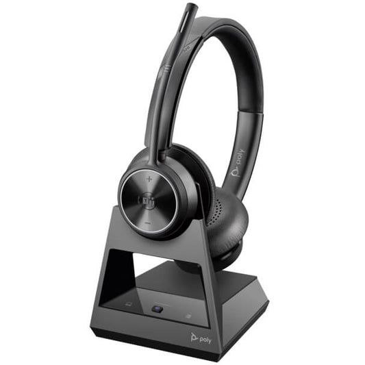 Poly Savi 7320 UC Stereo Microsoft Teams Certified DECT Wirless Headset (8L553AA) image 1