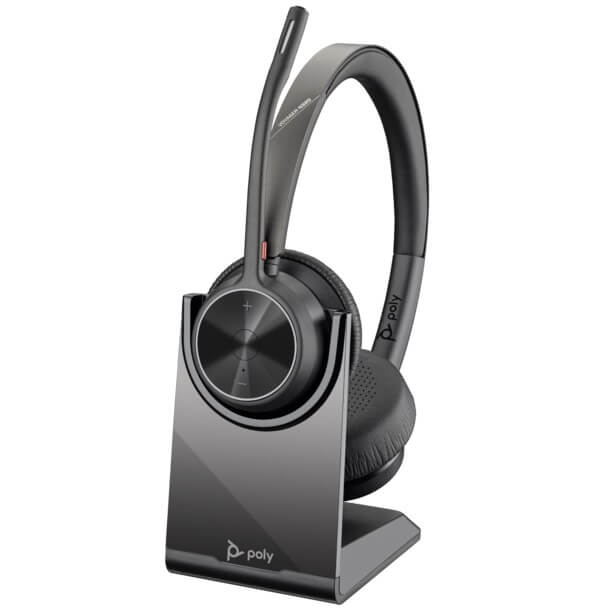Poly Voyager 4320 UC Stereo USB-A Headset (77Y99AA) — side view