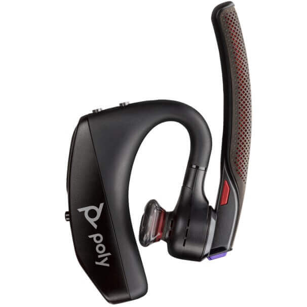 Poly Voyager 5200-M Office Headset + USB-A to Micro USB Cable (8H5Q4AA) — front view