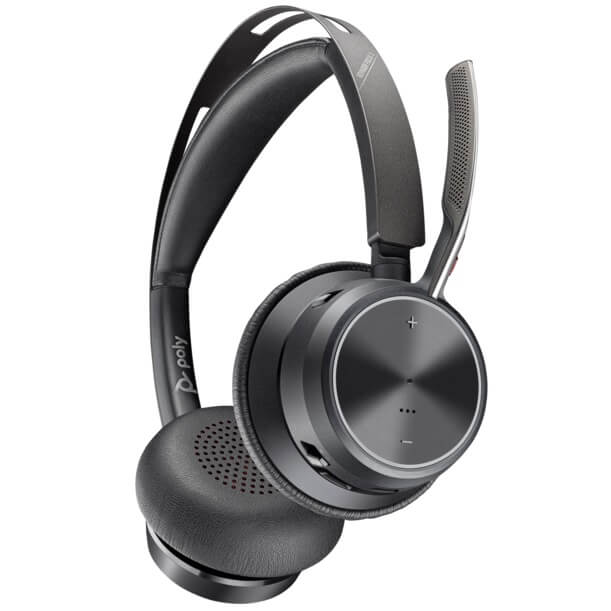 Poly Voyager Focus 2 USB-A Headset (77Y86AA) — side view