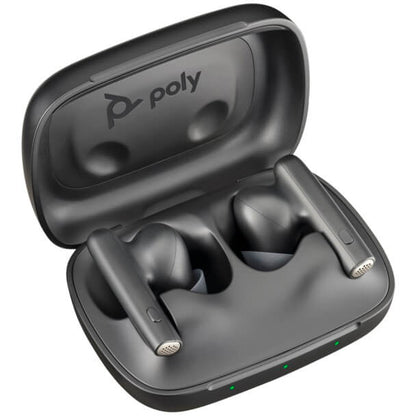 Poly Voyager Free 60 UC Carbon Black Earbuds (7Y8H4AA) — side view