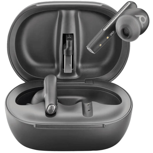 Poly Voyager Free 60+ UC M Carbon Black Earbuds (7Y8H0AA) image 1