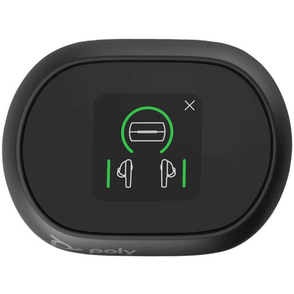 Poly Voyager Free 60+ UC M Carbon Black Earbuds (7Y8H0AA) — rear view