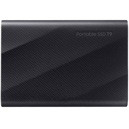 Samsung Portable T9 4TB Black Solid State Drive (MU-PG4T0B/WW) — front view
