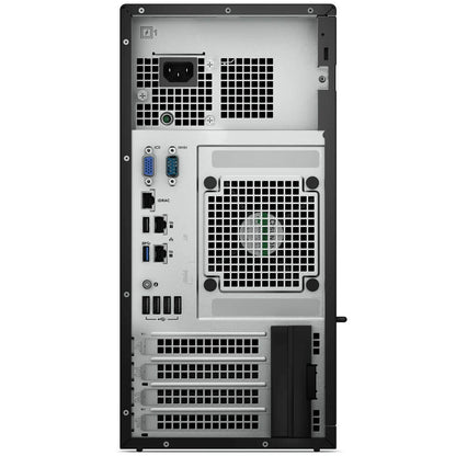 Dell PowerEdge T150 Tower Server – Xeon E-2314 / 16GB RAM / 2TB 3.5″ HDD / PERC H355 / No OS (PET150SPL4) — rear view