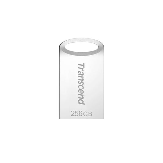 Transcend JetFlash 710 64GB Flash Drive – Silver (TS64GJF710S) image 1