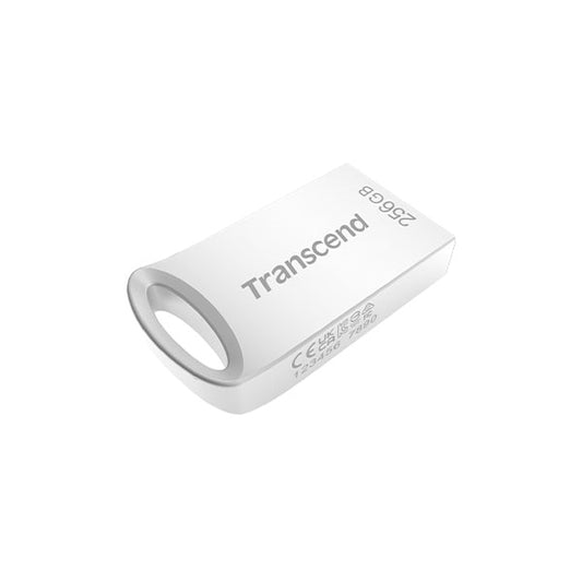 Transcend JetFlash 710 64GB Flash Drive – Silver (TS64GJF710S) image 2