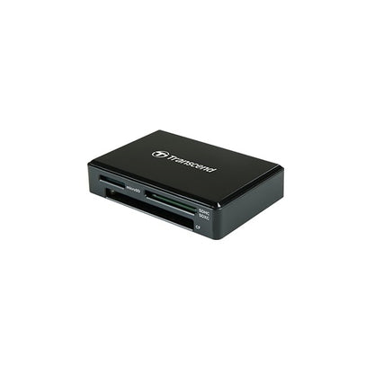 Transcend USB Type-C Black Multi Card Reader (TS-RDC8K) — front view
