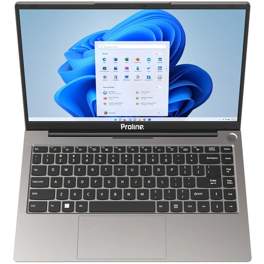 Proline V146 Notebook PC – Ryzen 7-5700U / 14″ HD / 8GB RAM / 256GB SSD / Win 11 Home / Grey (V146R7K) image 1