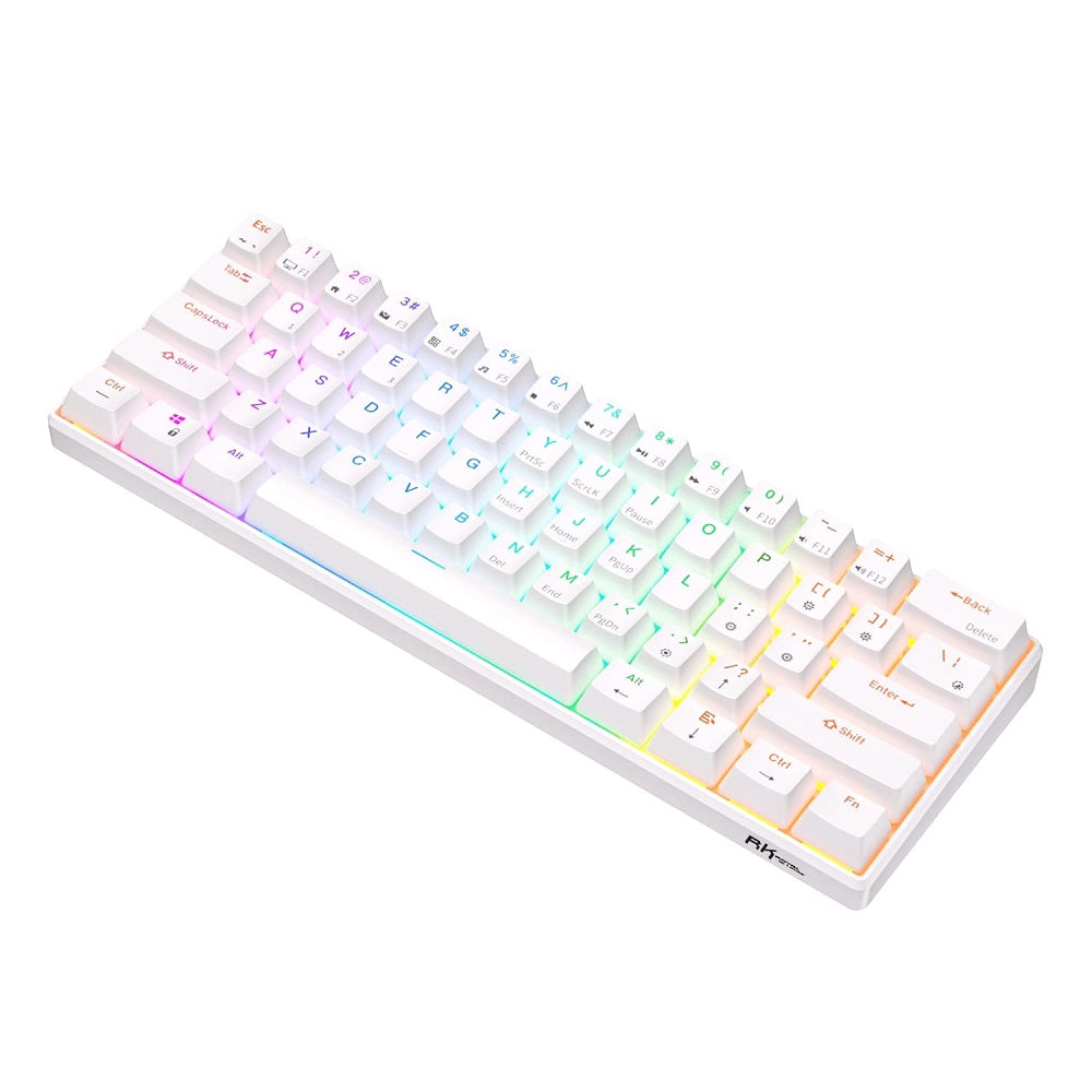 Royal Kludge RK61 Mini Wireless Keyboard (RK-61W-RED) image 3