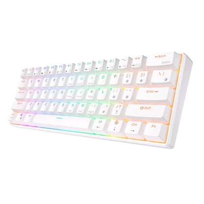 Royal Kludge RK61 Mini Wireless Keyboard (RK-61W-BLUE) — rear view