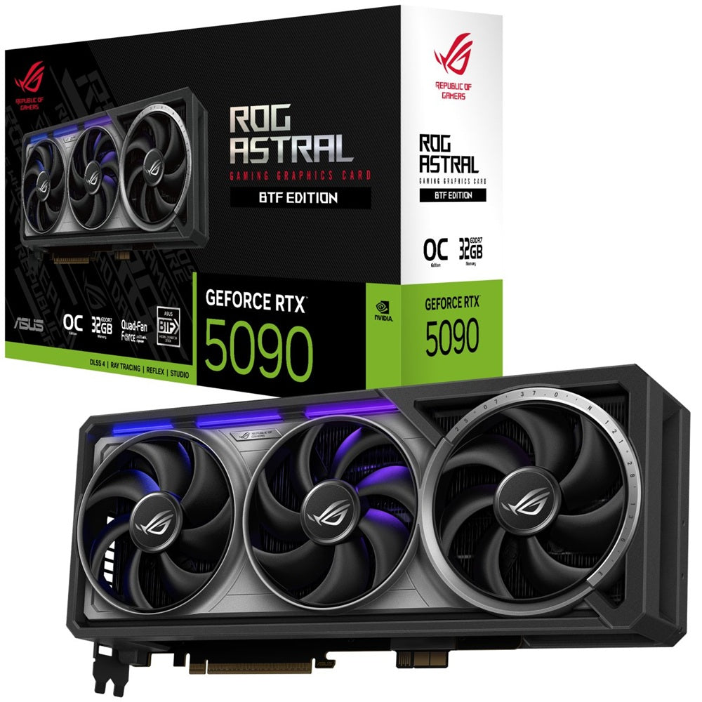 ASUS ROG Astral GeForce RTX 5090 32GB GDDR7 BTF OC Edition Graphics Card (ROG-ASTRAL-RTX5090-O32BTF) image 1