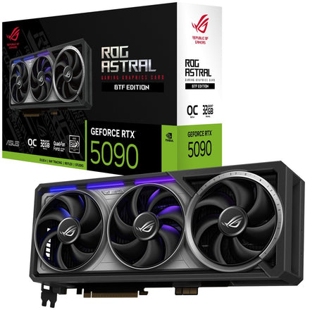 ASUS ROG Astral GeForce RTX 5090 32GB GDDR7 BTF OC Edition Graphics Card (ROG-ASTRAL-RTX5090-O32BTF)