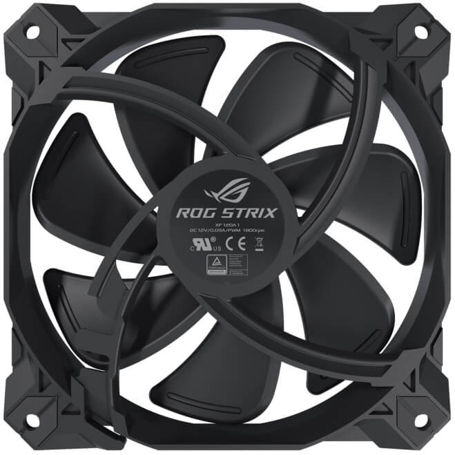 ASUS ROG STRIX XF 120 4-pin PWM Fan (ASUS XF120A1/BK) image 4