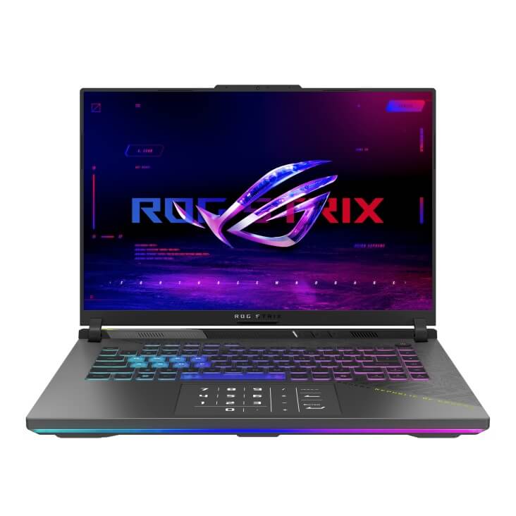 ASUS ROG Strix G16 G614 Gaming Notebook PC – Ryzen 9 9955HX / 16” WQXGA 240Hz / 16GB RAM / 1TB SSD / NVIDIA RTX 5070 8GB / Win 11 Pro / Eclipse Grey (G614FP-91610G0W) image 1