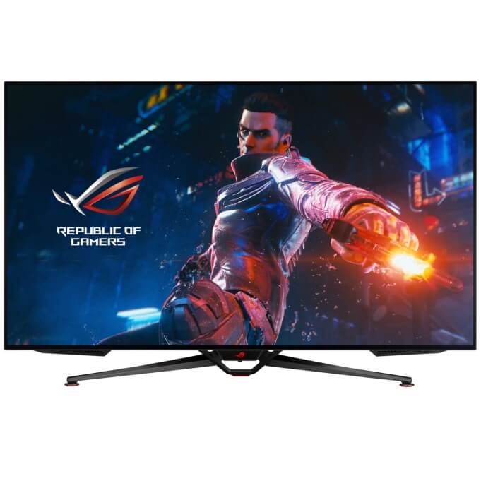 ASUS ROG Swift OLED PG48UQ 47.5″ 4K Gaming Monitor (90LM0840-B01970) image 1