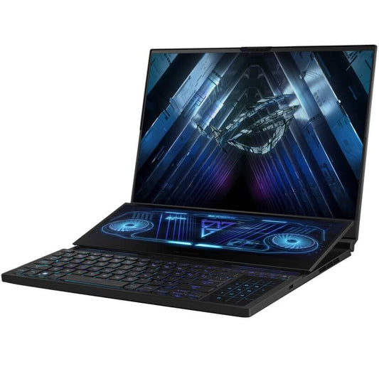 ASUS ROG Zephyrus Duo GX650 Gaming Notebook PC – Ryzen 9 7945HX / 16″ QHD+ 240Hz + 14″ 4K Touch / 32GB RAM / 1TB SSD / NVIDIA RTX 4080 12GB / Win 11 Home / Black (GX650PZ-93210B0W) image 2
