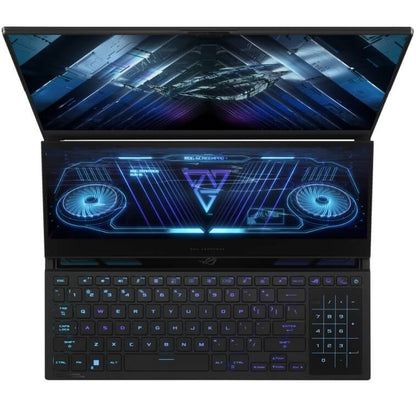 ASUS ROG Zephyrus Duo GX650 Gaming Notebook PC – Ryzen 9 7945HX / 16″ QHD+ 240Hz + 14″ 4K Touch / 32GB RAM / 1TB SSD / NVIDIA