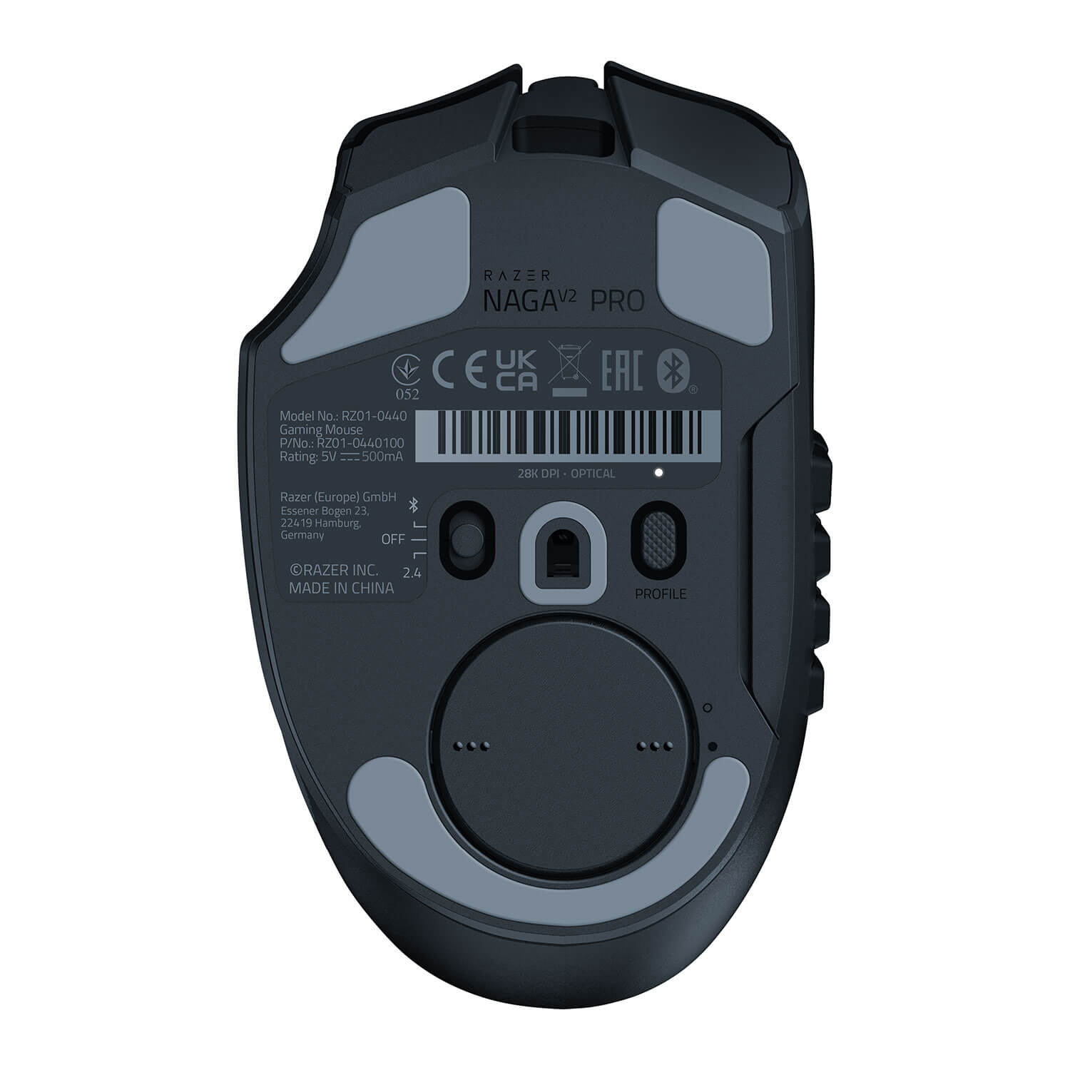 Razer Naga V2 Pro Wireless Gaming Mouse (RZ01-04400100-R3G1) image 4