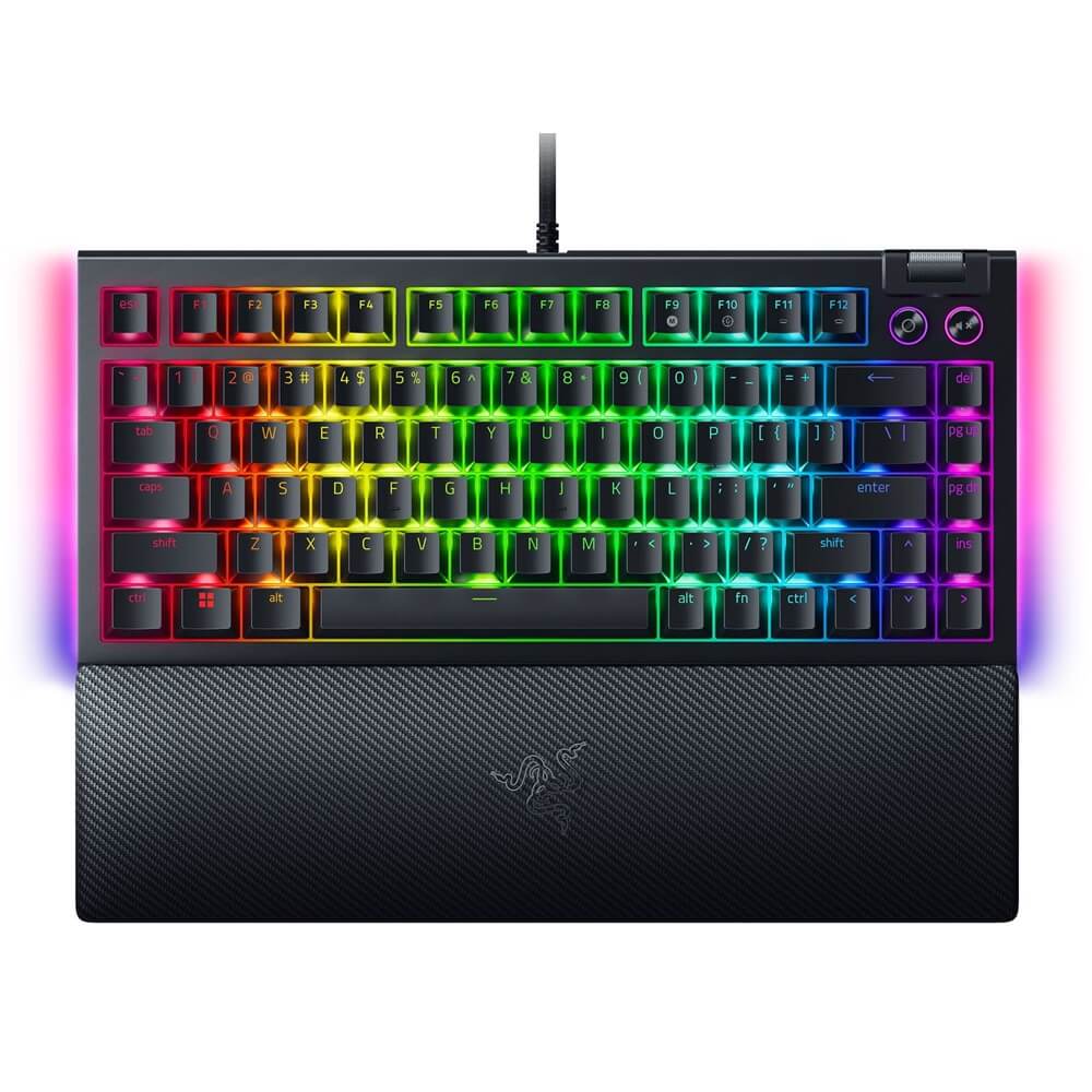 Razer BlackWidow V4 75% Hot-Swappable Wired Mechanical RGB Gaming Keyboard (RZ03-05000100-R3M1) image 1