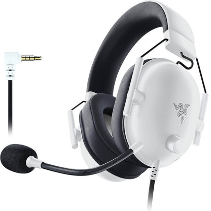 Razer BlackShark V2 X Wired eSports Gaming Headset – White (RZ04-03240700-R3M1) — rear view