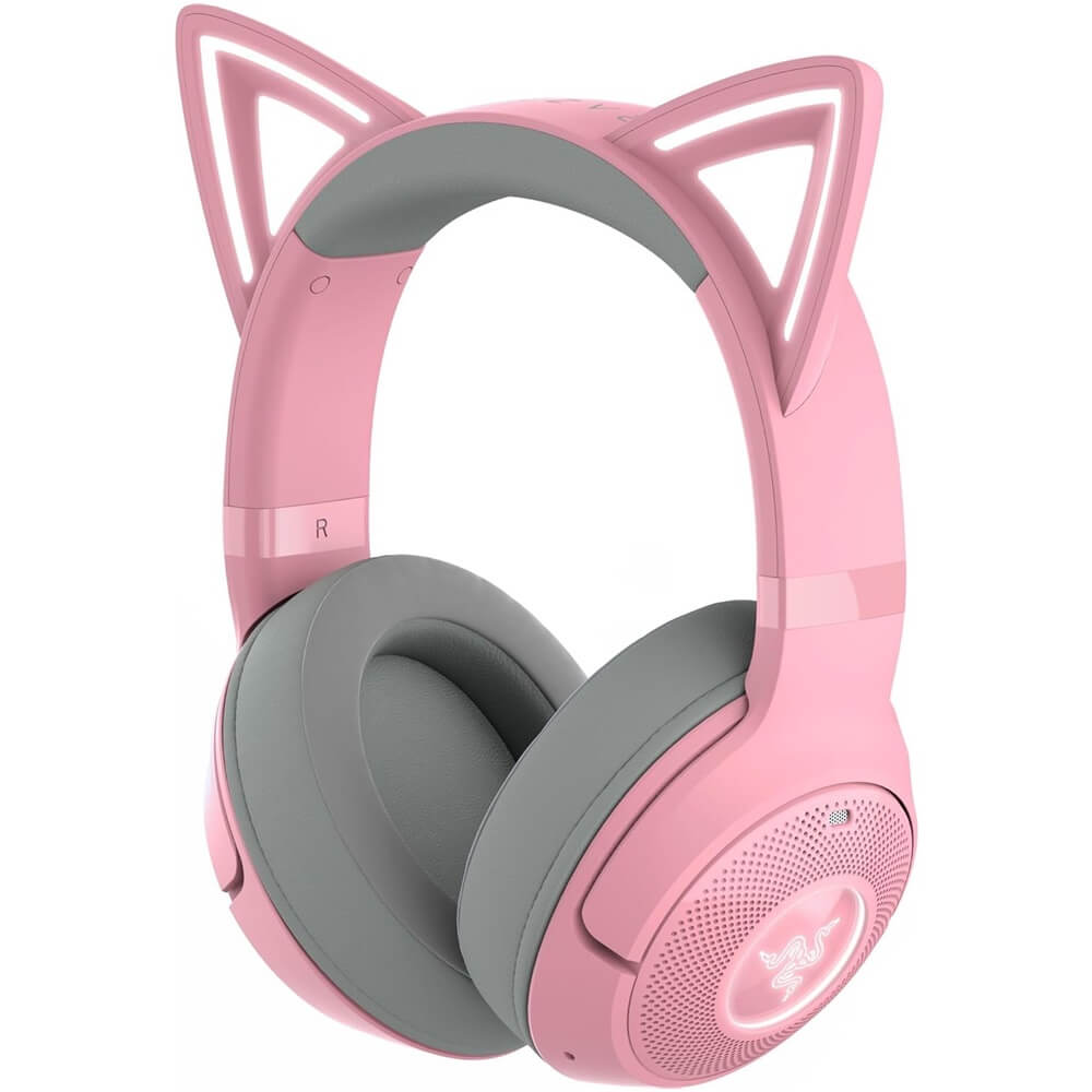 Razer Kraken Kitty V2 BT Wireless Bluetooth RGB Headset – Quartz (RZ04-04860100-R3M1) image 1