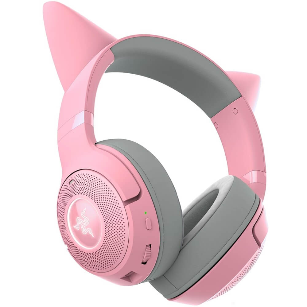 Razer Kraken Kitty V2 BT Wireless Bluetooth RGB Headset – Quartz (RZ04-04860100-R3M1) image 2