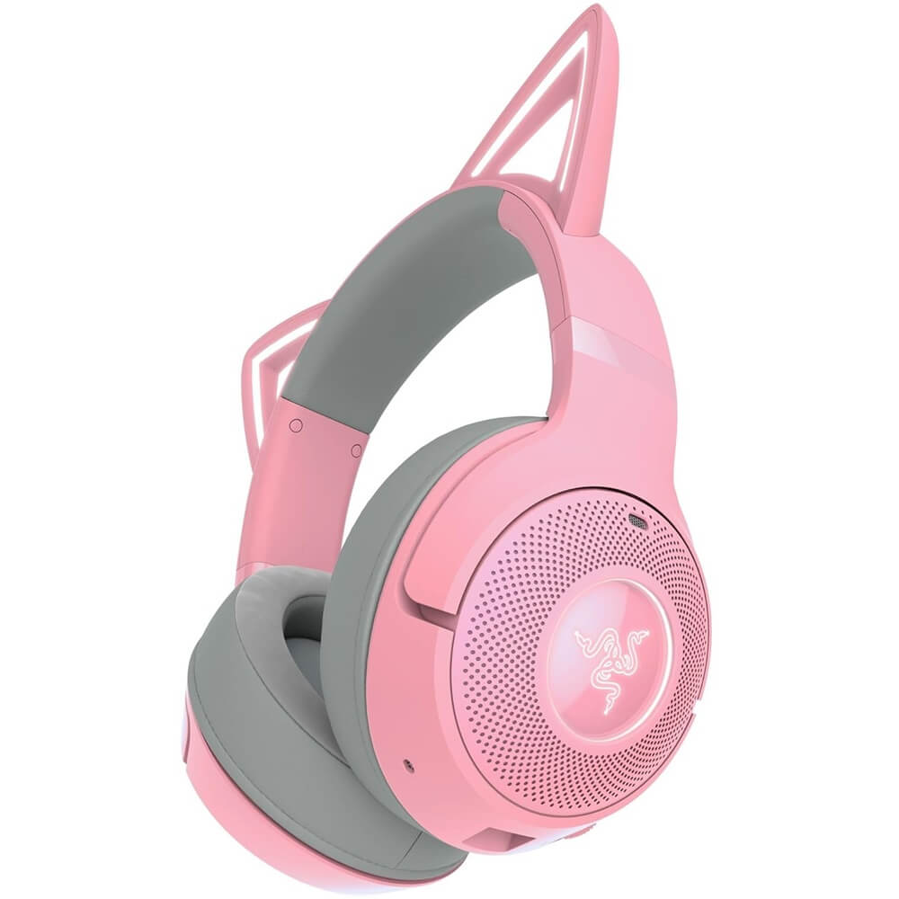 Razer Kraken Kitty V2 BT Wireless Bluetooth RGB Headset – Quartz (RZ04-04860100-R3M1) image 3