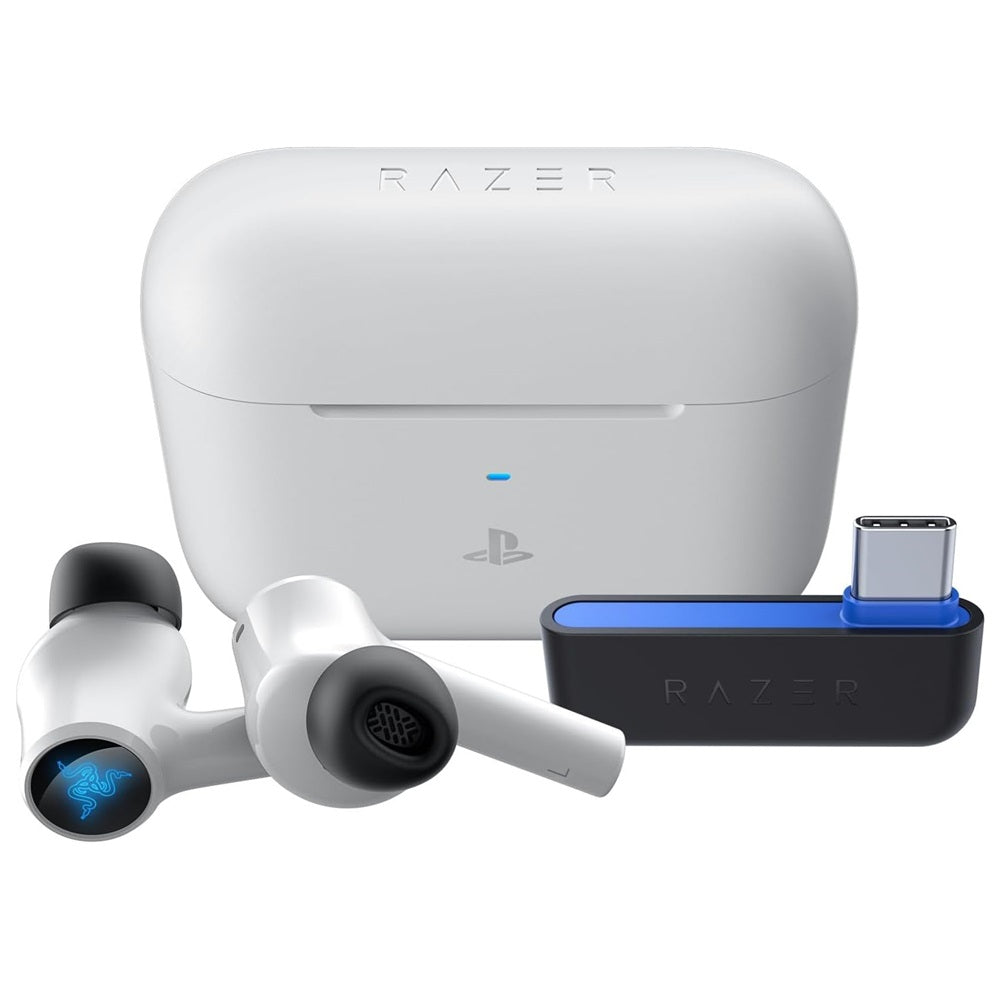 Razer Hammerhead HyperSpeed Wireless Multiplatform Gaming Earbuds for PS5 (RZ12-03820300-R3G1) image 1