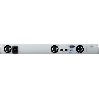 Synology RackStation RS422+ 4-Bay 1U NAS Enclosure (RS422+) — rear view