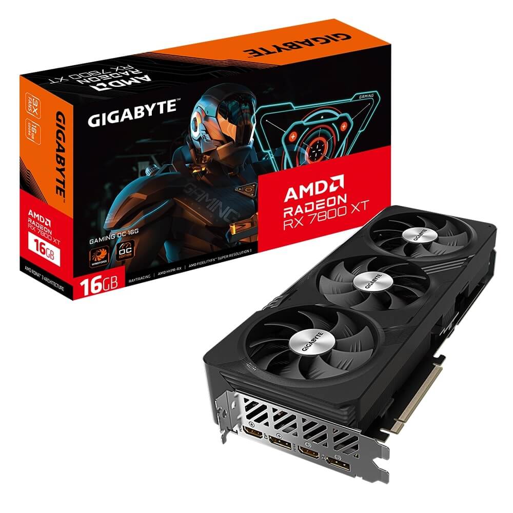 Gigabyte Radeon RX 7800 XT Gaming OC 16GB GDDR6 Graphics Card (GV-R78XTGAMING OC-16GD) image 1